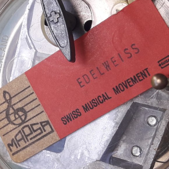 Music Box Replacement Switzerland Mapsa Swiss Musical Movement SONG Edelwiess - Picture 13 of 16